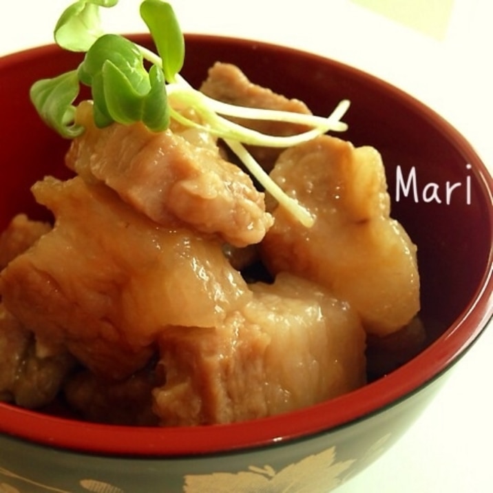 すぐ出来る!レンジで✨豚の角煮